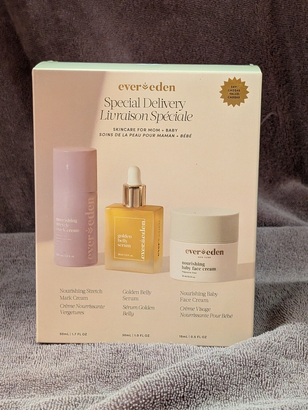 Ever Eden Special Delivery Skincare Set - Pink & Yellow